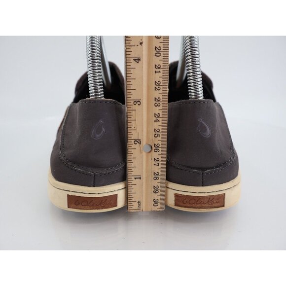 OluKai Women's Pehuea Shoe Size 7.5 Slip On Loafer Flats Gray Mesh Convertible - Picture 8 of 15